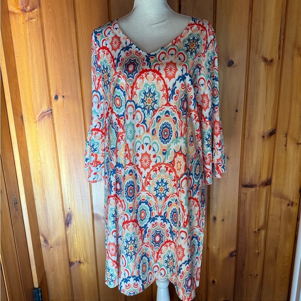 Women's Made With Love Multicolor Patterned dress